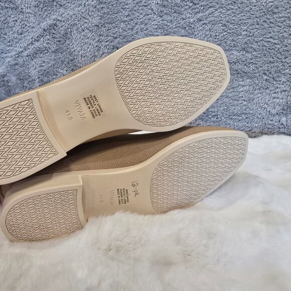 Vivaia Women's Ryan Chelsea Boot Size 41.5 Nude Peach Square Toe Pre Owned GREAT - Picture 6 of 10